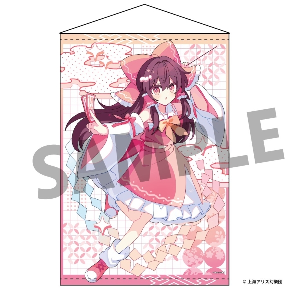 東方Project B2タペストリー 84 博麗霊夢 illust.白茶てい