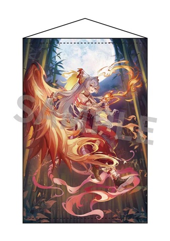 【催事限定】東方Project クリエイターズ A0タペストリー 12 藤原妹紅 illust.久蒼穹 / アキバホビー/株式会社イザナギ