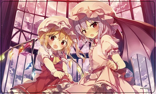 【新品】東方Projectキャラクターラバーマット14 レミリア＆フランドール illust.shnva / アキバホビー／株式会社イザナギ 発売日:2025年12月頃