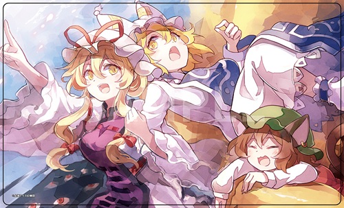 【新品】東方Projectキャラクターラバーマット15 八雲一家 illust.60枚 / アキバホビー／株式会社イザナギ 発売日:2025年12月頃